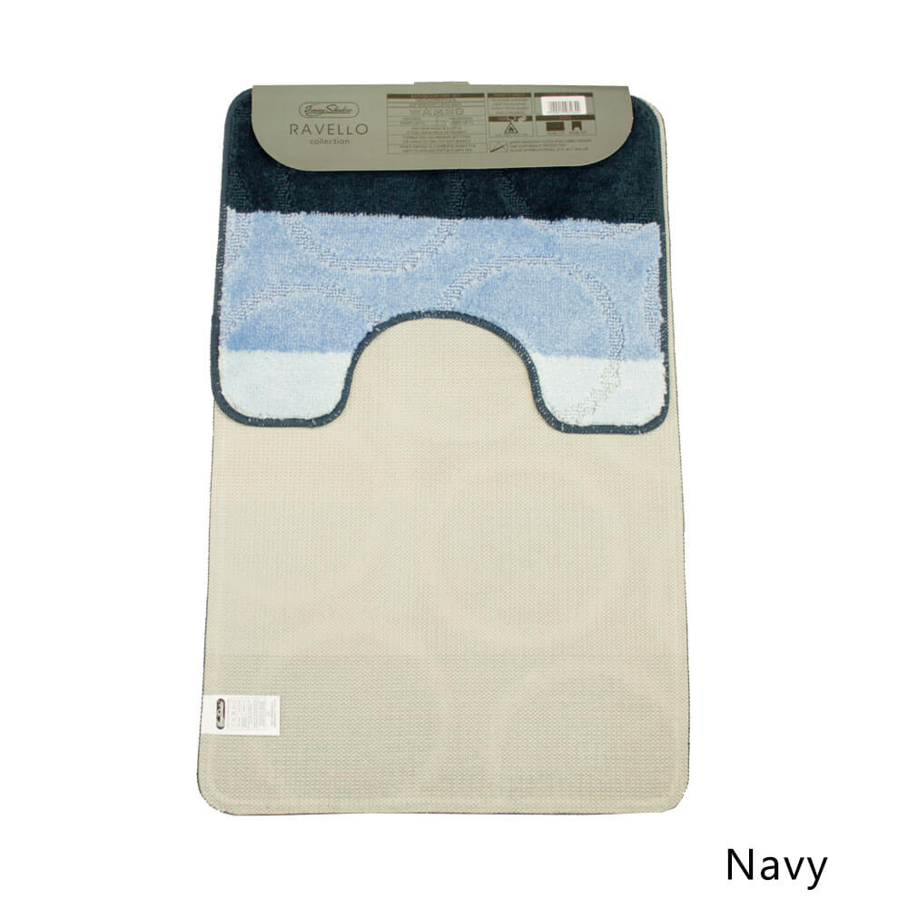 Jimmy Shadow Ravello Collection 2 Piece Multi Bath Mat Set 